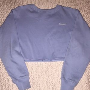 L.A. Hearts Cropped Sweatshirt
